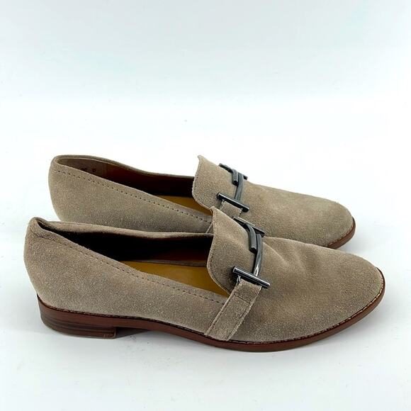 Franco Sarto Harlow suede horsebit loafers sz 7 - Picture 1 of 7